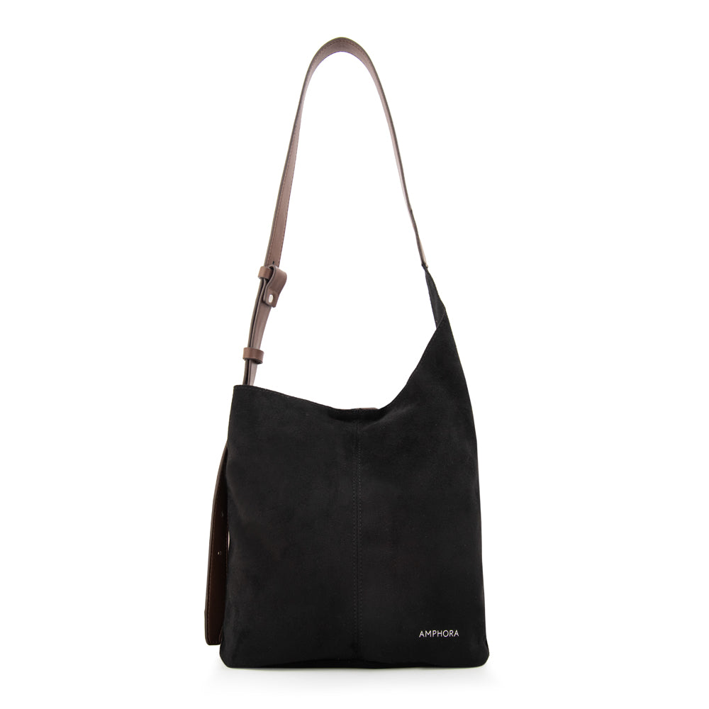 Cartera corte oval isna negro