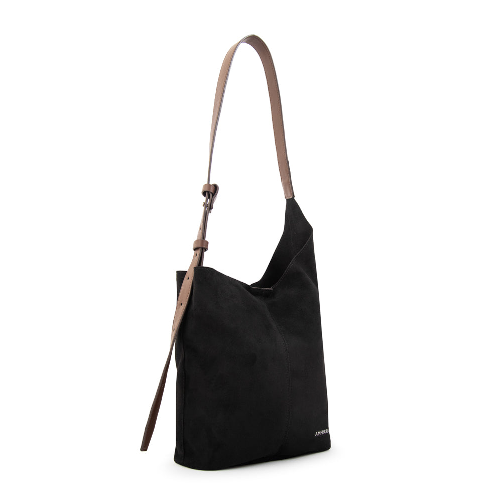 Cartera corte oval isna negro