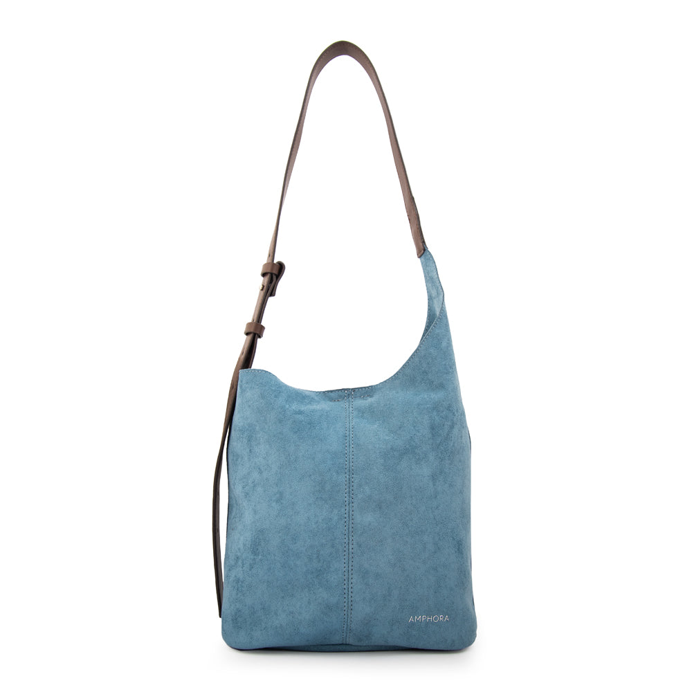 Cartera corte oval isna denim