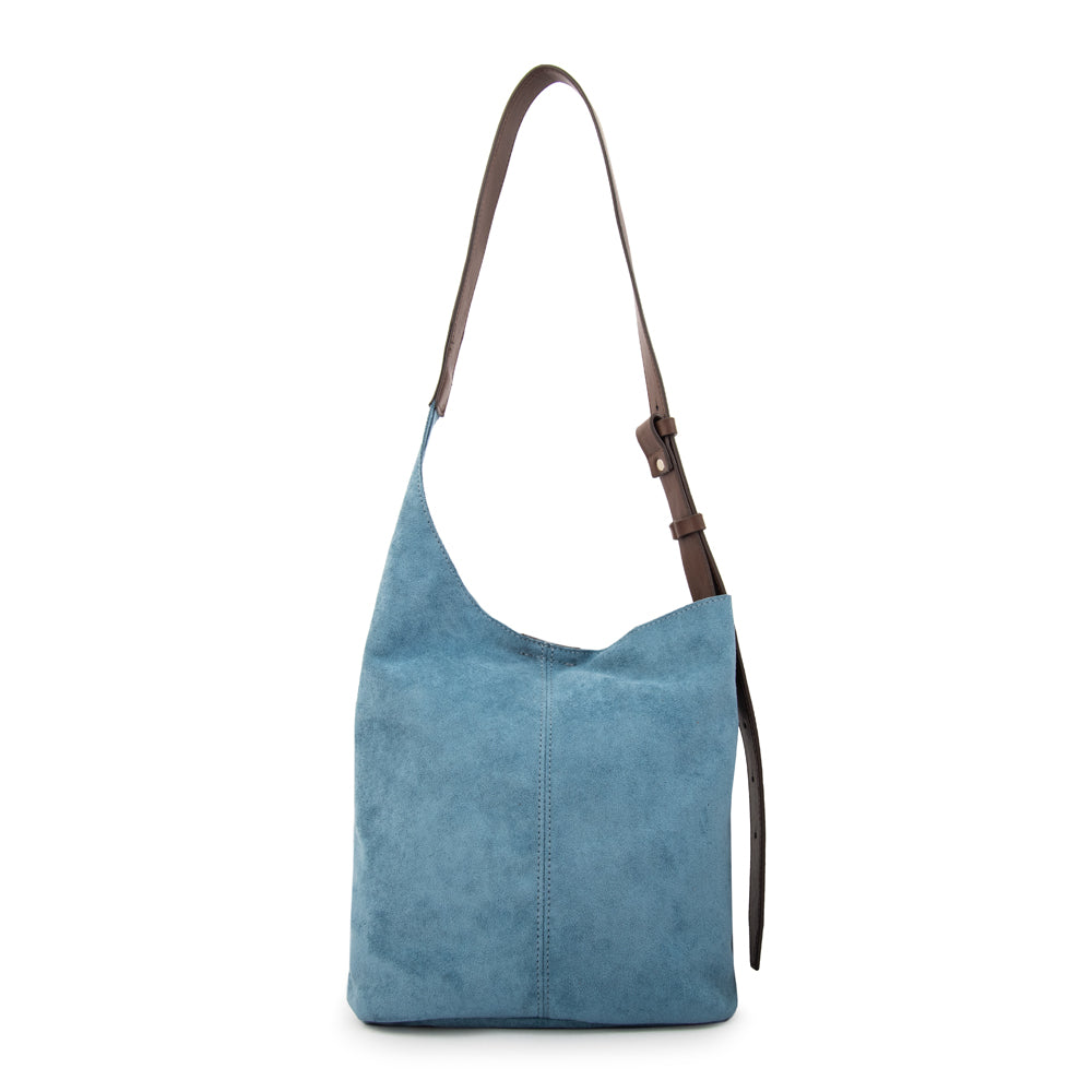 Cartera corte oval isna denim