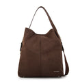 Cartera corte recto isna café oscuro