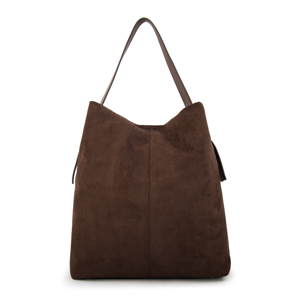 Cartera corte recto isna café oscuro