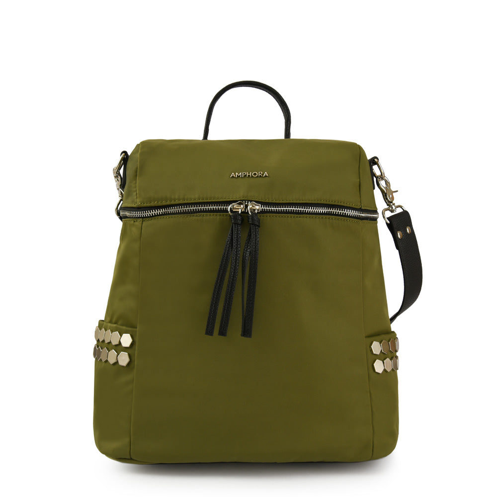 Mochila teriosa grande verde oliva