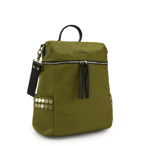 Mochila teriosa grande verde oliva