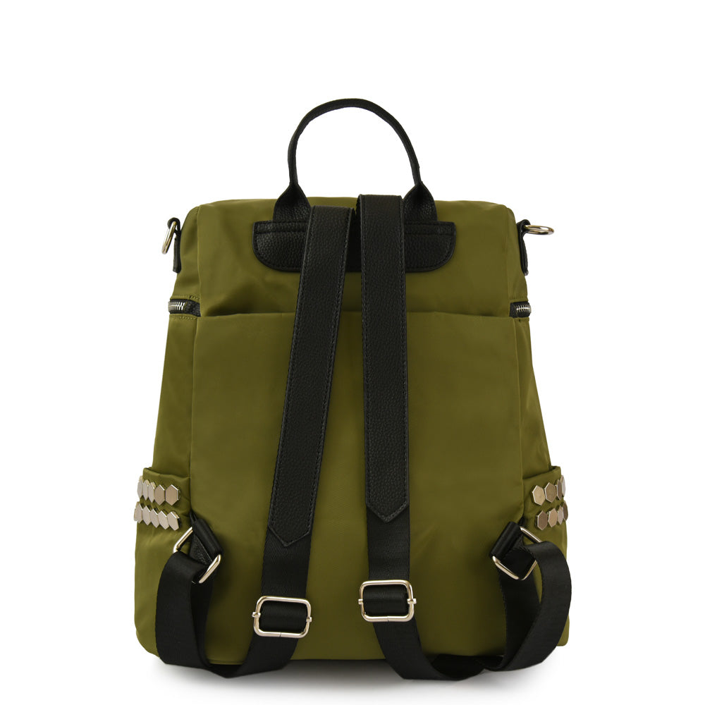 Mochila teriosa grande verde oliva