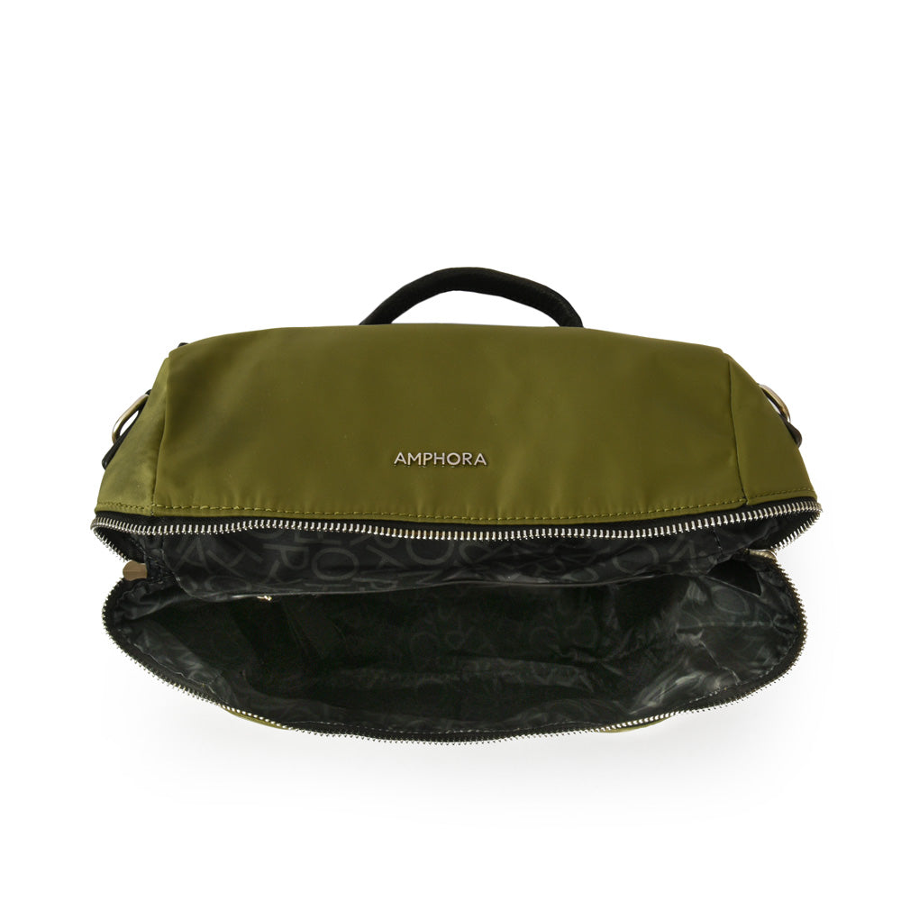 Mochila teriosa grande verde oliva
