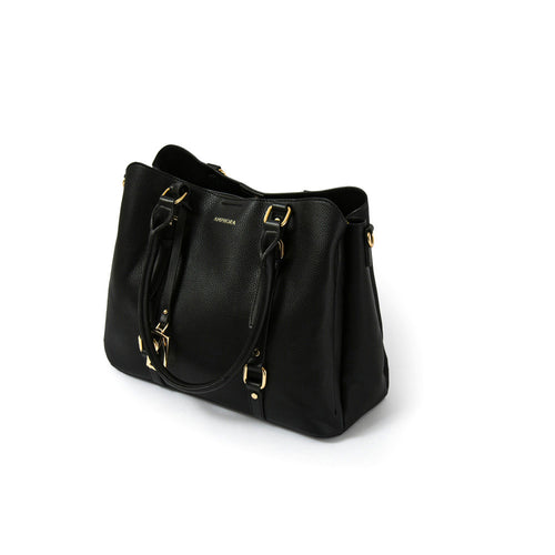 Cartera tote tres divisiones allis mediana negro