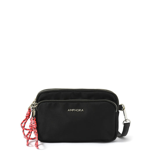 amphora abrilita cartera tipo bandolera negro