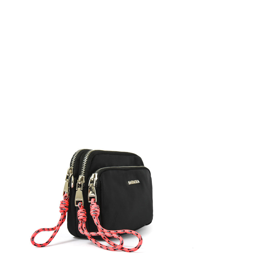 Cartera bandolera pequeña abrilita negro