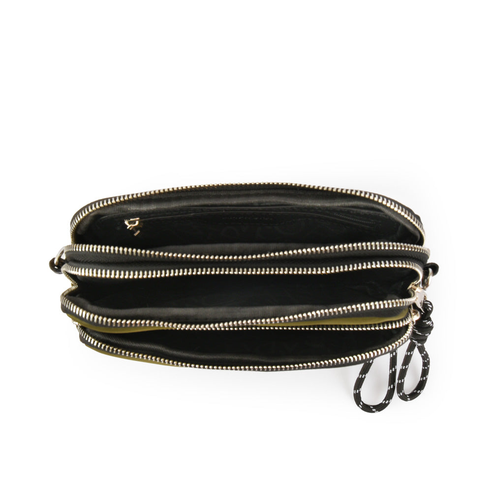 Cartera bandolera abrilita pequeña verde oliva