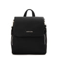 Mochila con tapa neferet mediana negro especial