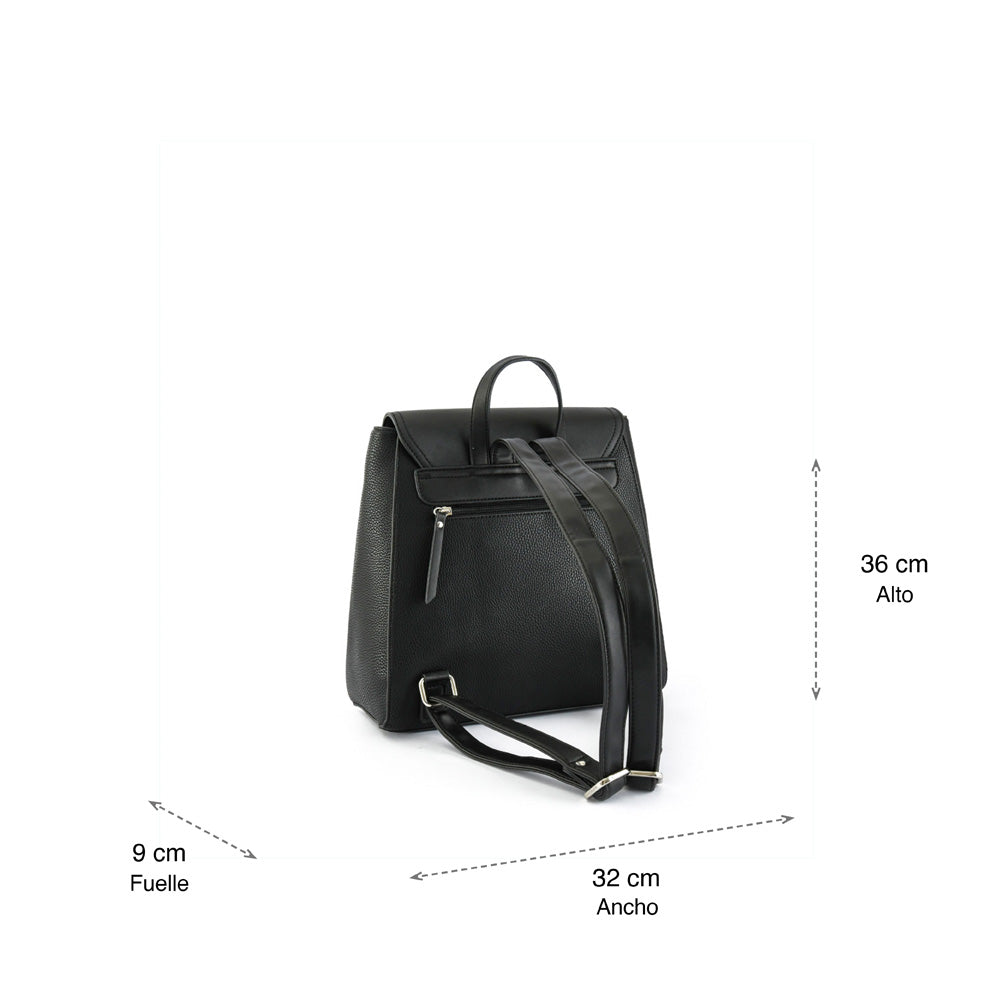 Mochila antalya pequeña negro