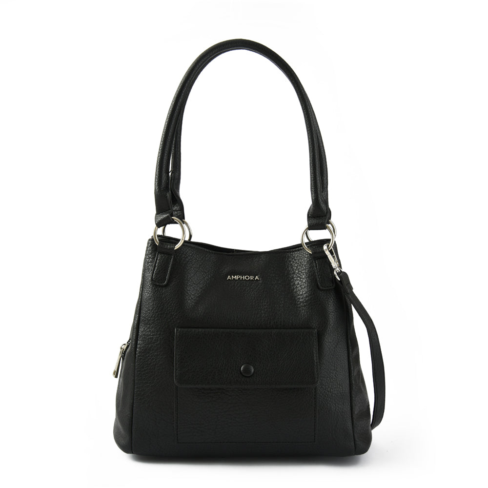 Cartera tote tres divisiones rufa grande negro