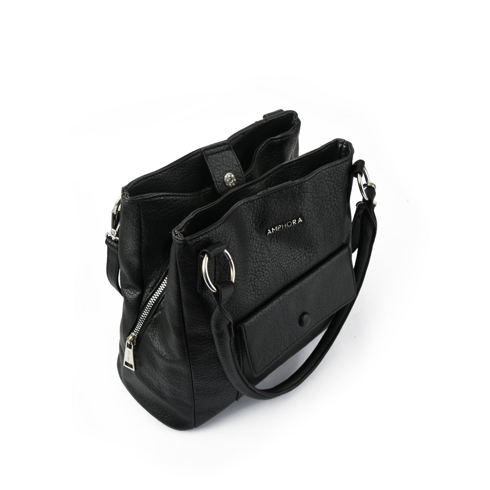 Cartera tote tres divisiones rufa grande negro