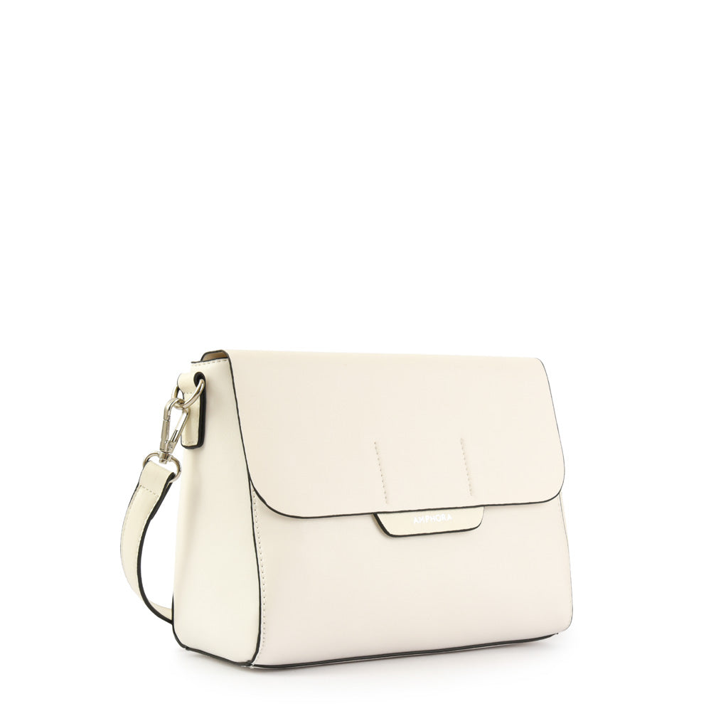 Cartera bandolera mediana nebet blanco