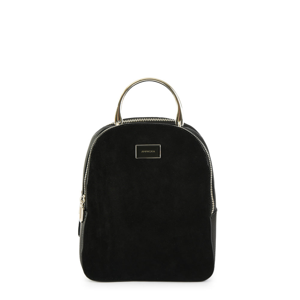 Mochila Pequeña Chaise negro texturizado