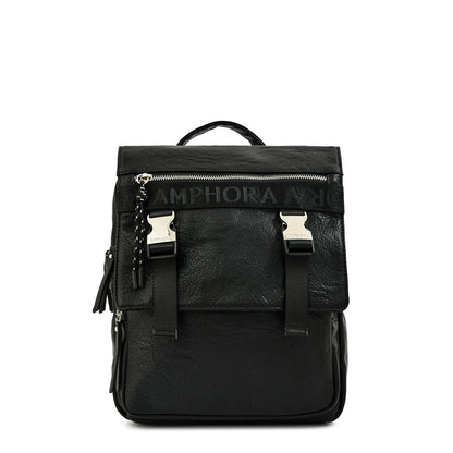 Mochila con tapa mediana mayna Negro especial