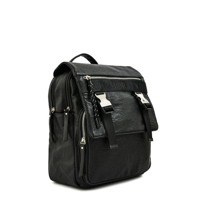 Mochila con tapa mediana mayna Negro especial