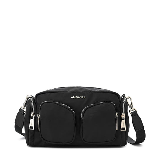 Cartera bandolera mediana bazan Negro especial