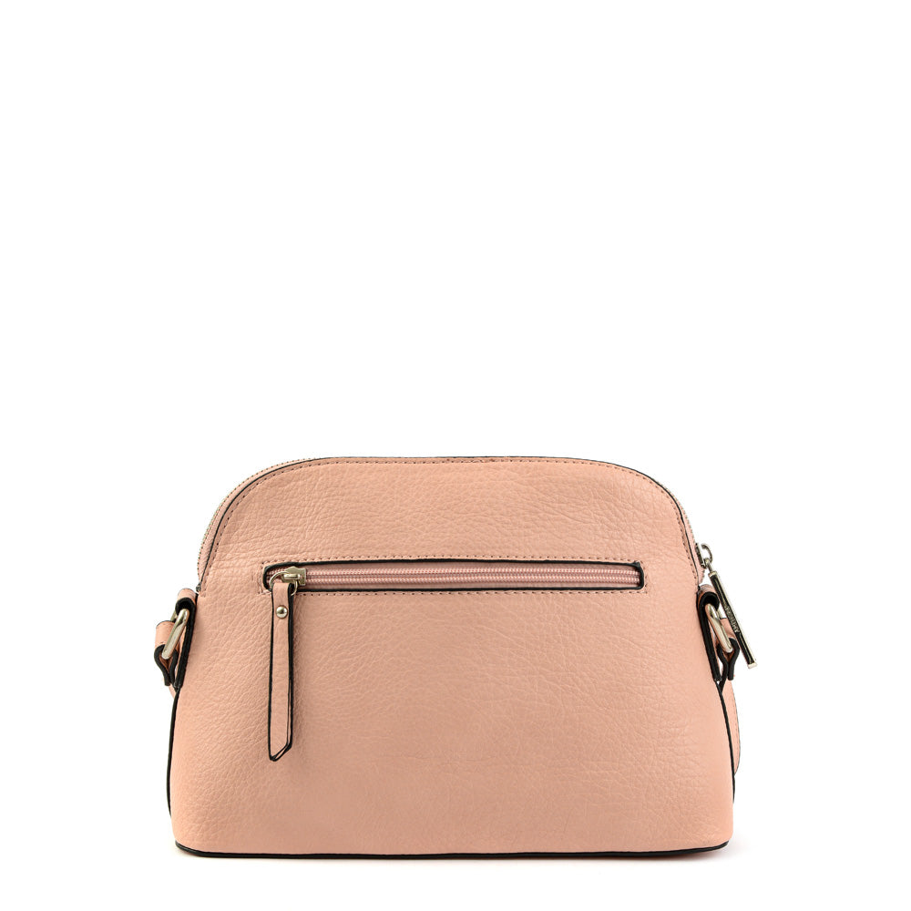 Cartera bandolera rachel mediana rosado claro