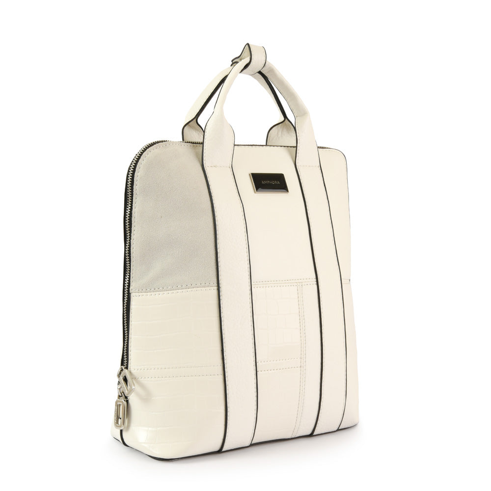 Mochila renate mediana blanco
