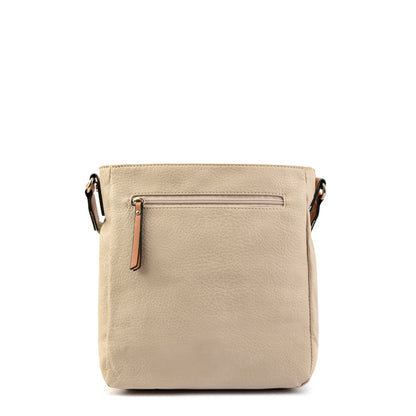 Cartera Bandolera Mediana Sebastiana Blanco Crudo