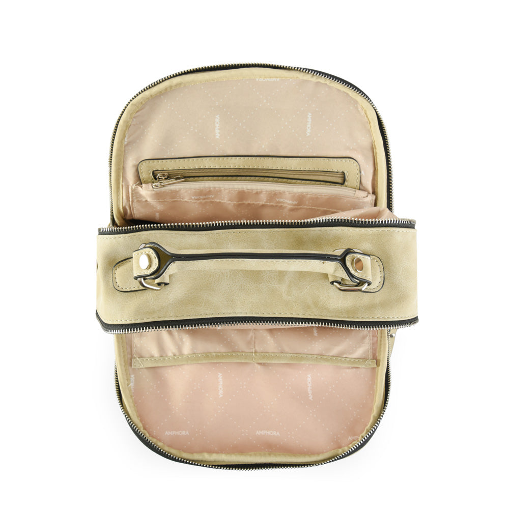 Mochila Grande Frolora Taupe