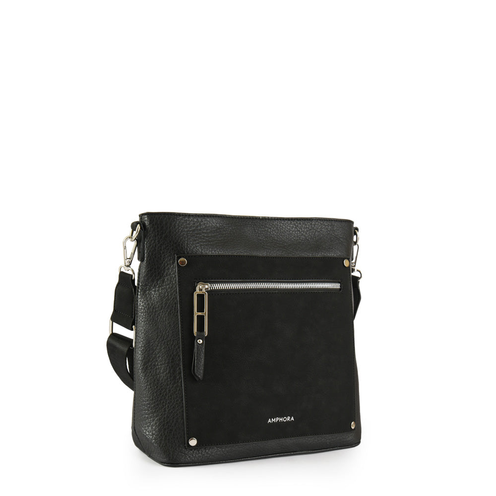 Cartera Bandolera Mediana Graz Negro