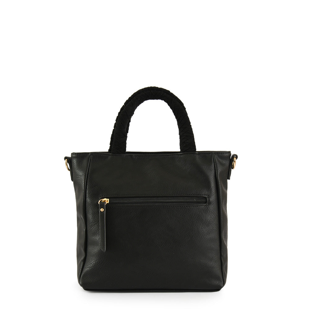 Cartera Bandolera Mediana Maca Negro