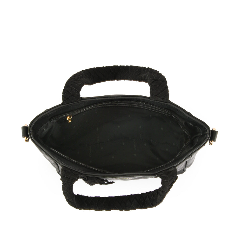 Cartera Bandolera Mediana Maca Negro