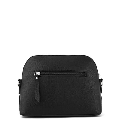 Cartera Bandolera pequeña sabu negro texturizado