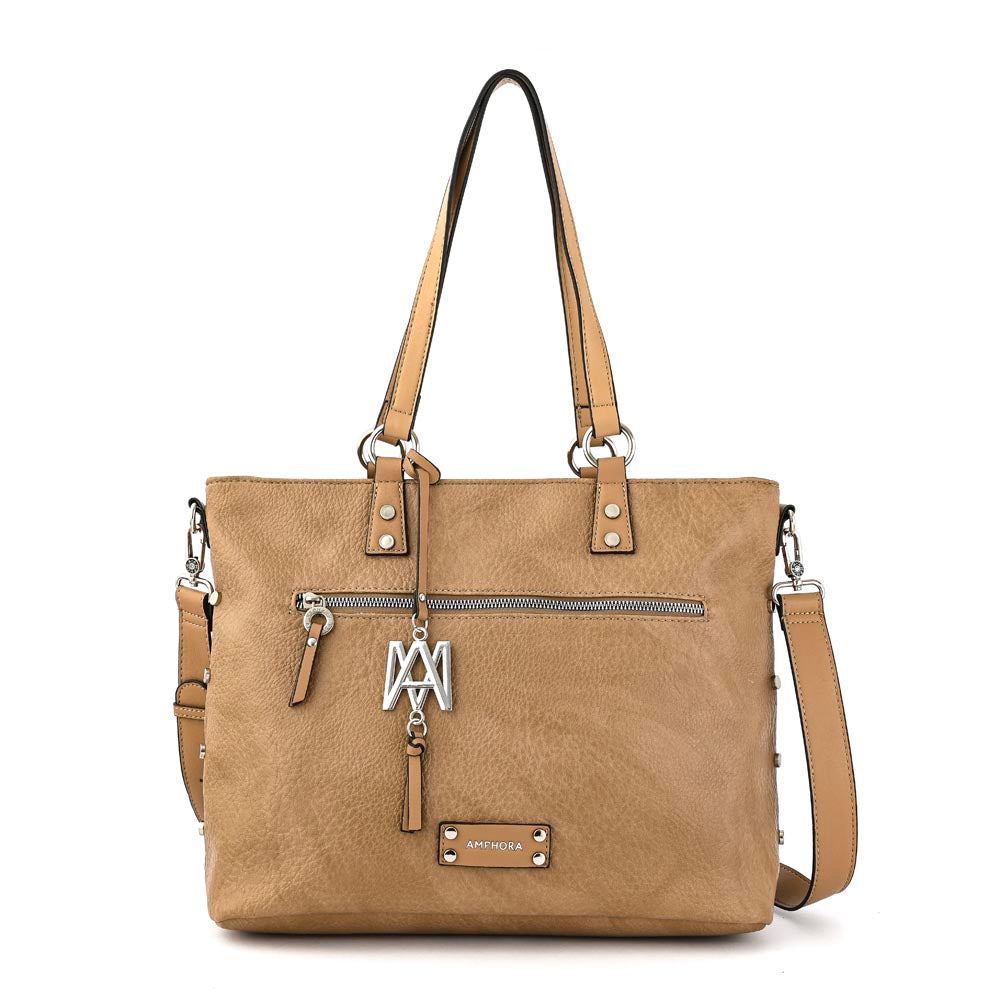 Cartera tote porta notebook donatela mediana