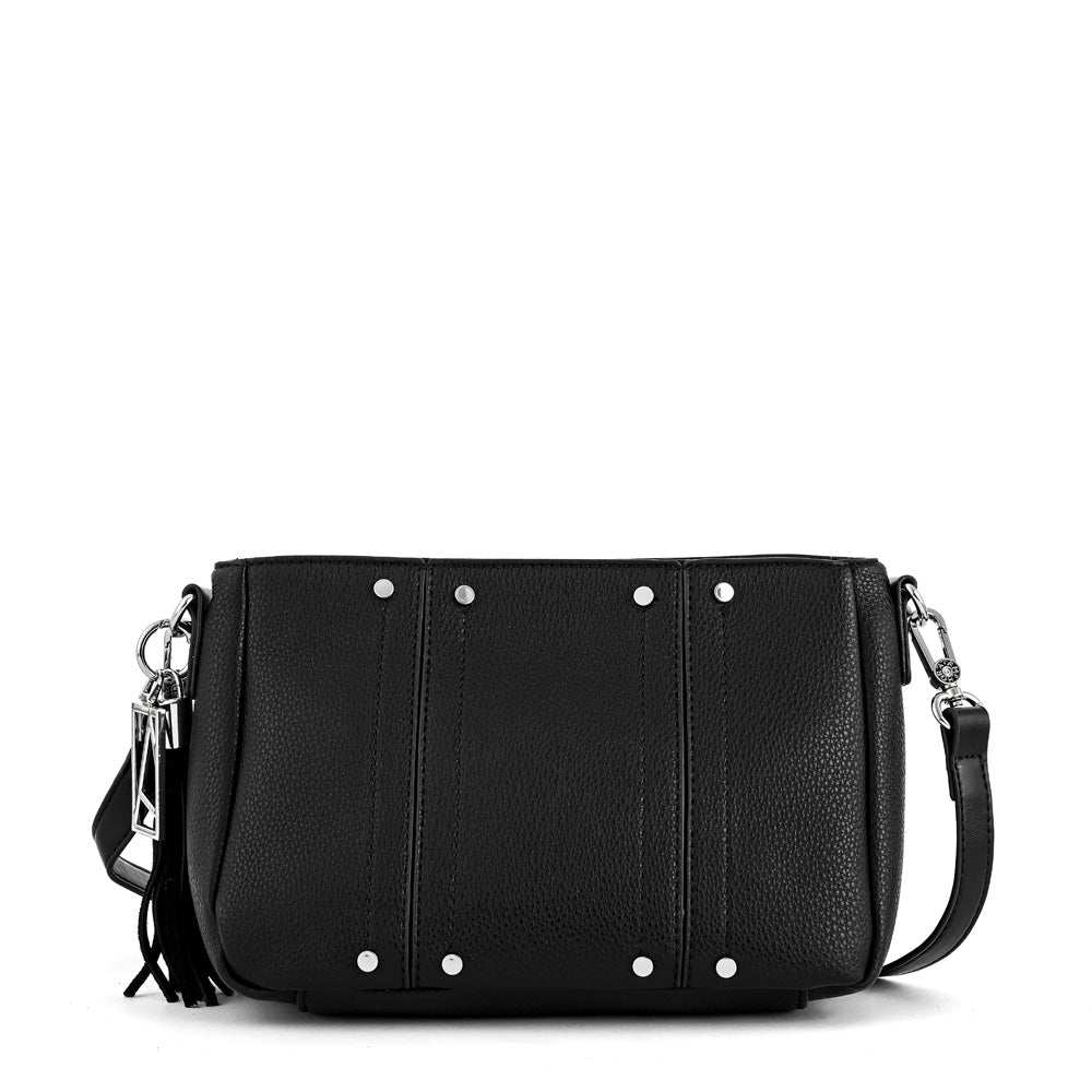 Cartera bandolera leroy pequeña negro especial