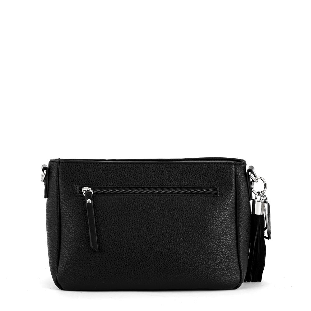 Cartera bandolera leroy pequeña negro especial