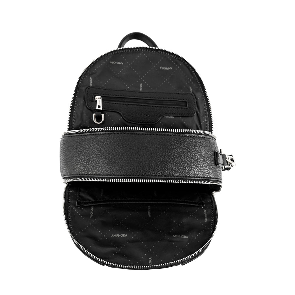Mochila leroy pequeña negro especial
