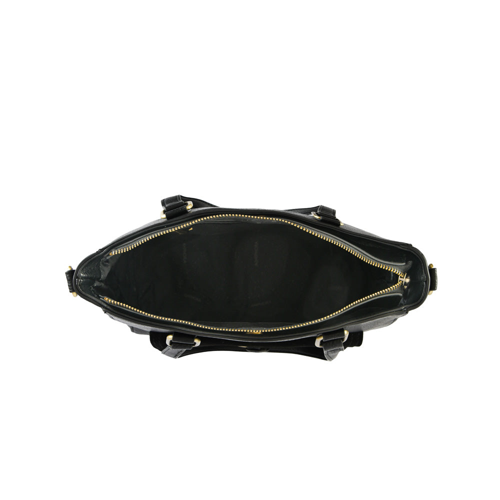 Cartera tote tres divisiones lya mediana negro