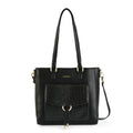 Cartera tote tres divisiones lya mediana negro especial