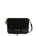 Cartera bandolera con tapa lya pequeña negro