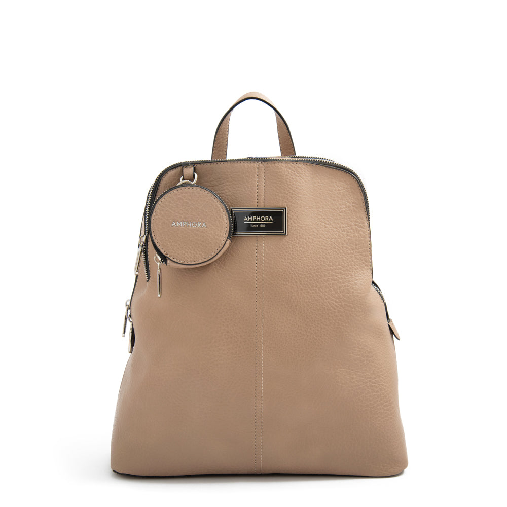 Mochila mediana girard beige oscuro