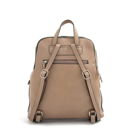 Mochila mediana girard beige oscuro