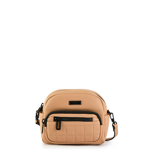 Cartera bandolera pequeña lambert beige