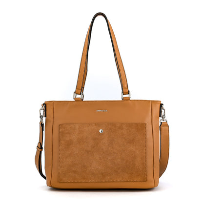 Cartera dos asas grande isela camel