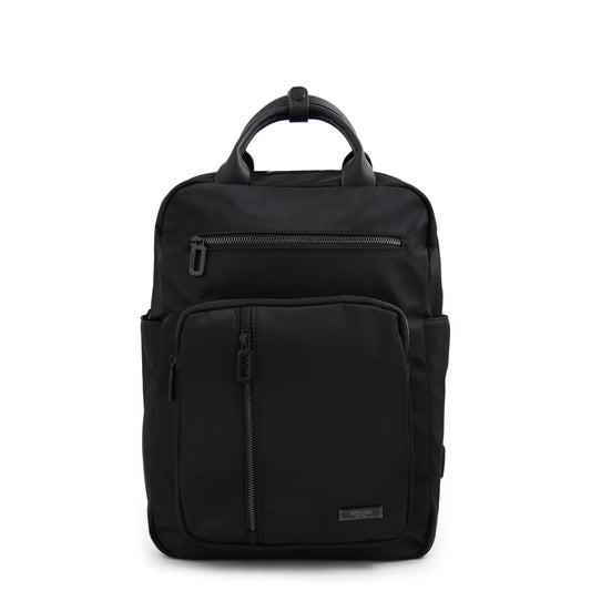 Mochila porta notebook grande mercier negro texturizado