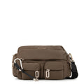 Cartera bandolera berta mediana beige oscuro
