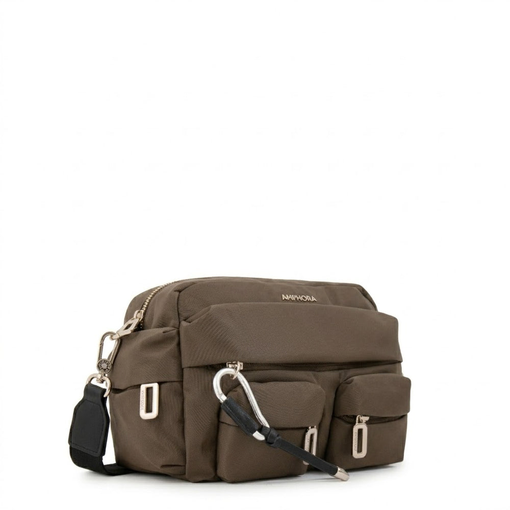 Cartera bandolera berta mediana beige oscuro