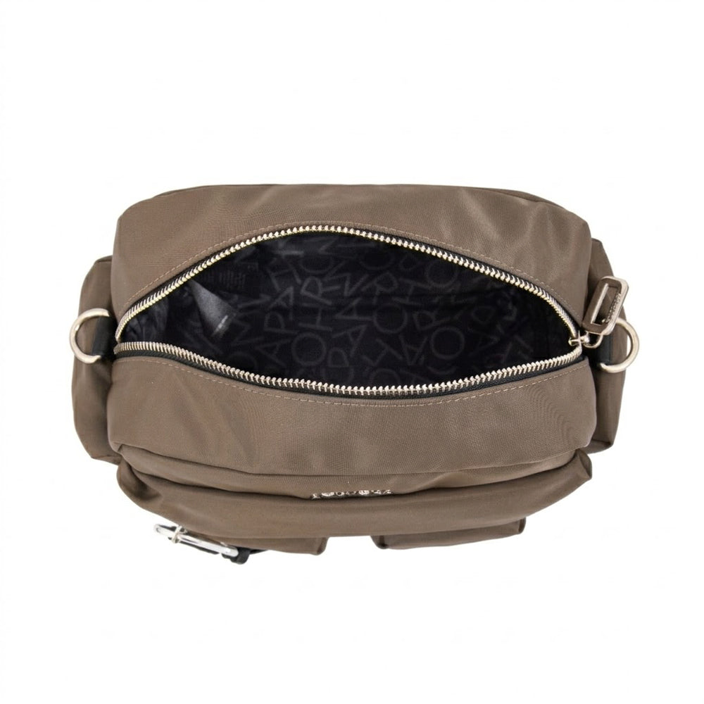 Cartera bandolera berta mediana beige oscuro