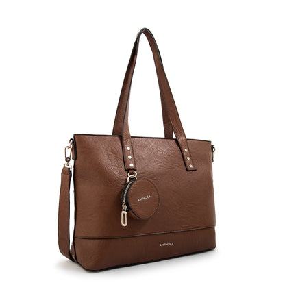 Cartera tote porta notebook meyer grande café