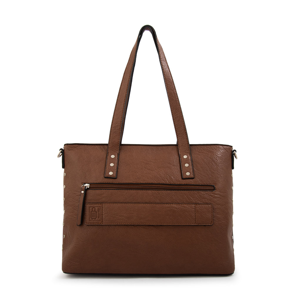 Cartera tote porta notebook meyer grande café