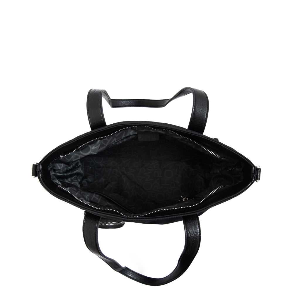 Cartera tote porta notebook meyer grande negro especial
