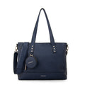 Cartera tote porta notebook meyer grande azul oscuro